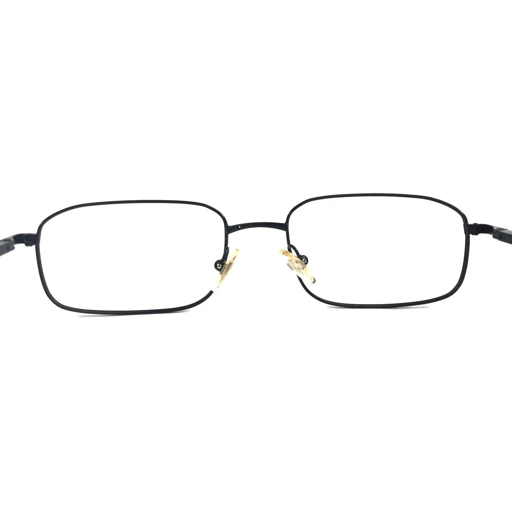 Persol Eyeglasses Frames 2247-V 594 Matte Black Rectangle Wire Rim 52-18-135